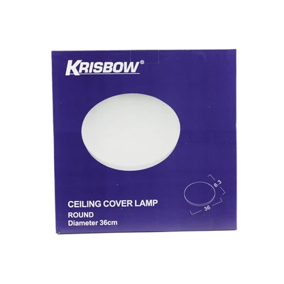 Gambar Krisbow Cover Lampu Langit-Langit - Putih