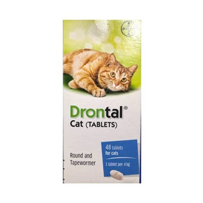 Gambar Elanco Drontal Obat Cacing Kucing Tablet
