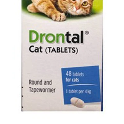 Gambar Elanco Drontal Obat Cacing Kucing Tablet