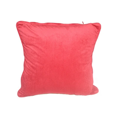 Gambar Informa Sarung Bantal Sofa Polyester Velvet 45x45 cm - Merah