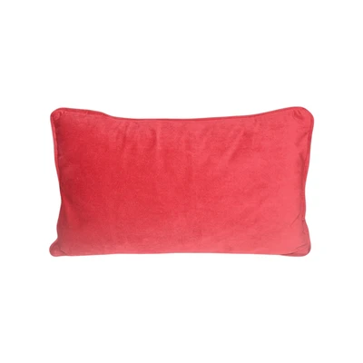 Gambar Informa Sarung Bantal Sofa Polyester Velvet 30x50 cm - Merah