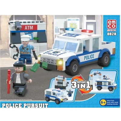 Gambar Emco Set Brix Police Pursuit 8828