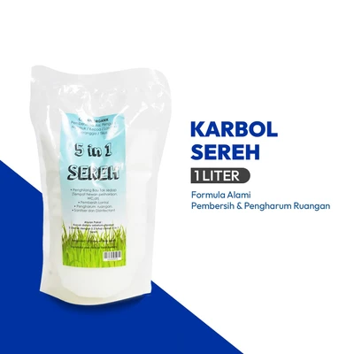 Gambar Trick Or Treat Sereh Karbol Pembersih Solution 5in1 1 ltr