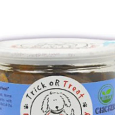 Gambar Trick Or Treat Camilan Anjing Biscuit Organic Broccoli 75 gr