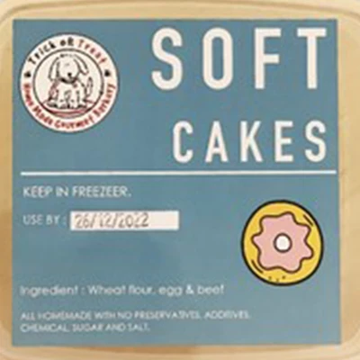 Gambar Trick Or Treat Camilan Anjing Soft Cake