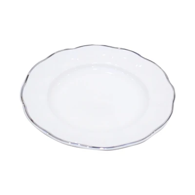 Gambar Appetite Eden Piring Makan Keramik 18x18 cm - Putih