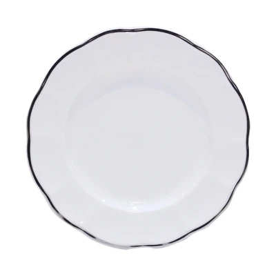 Gambar Appetite Eden Piring Makan Keramik 18x18 cm - Putih