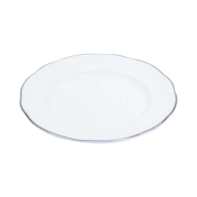 Gambar Appetite Eden Piring Saji Dessert Keramik 21x21 cm - Putih