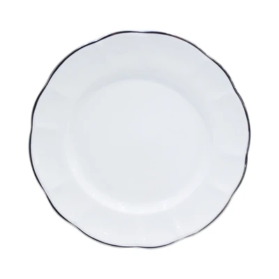 Gambar Appetite Eden Piring Saji Dessert Keramik 21x21 cm - Putih