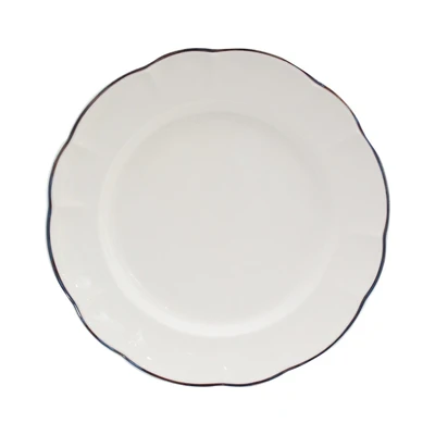 Gambar Appetite Eden Piring Makan Keramik 27x27 cm - Putih