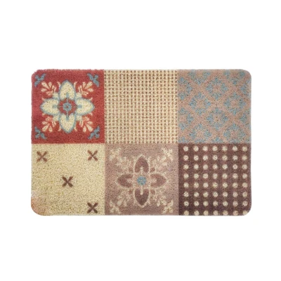 Gambar Krisbow Keset Pintu PVC Patchwork 40x60 cm - Mix