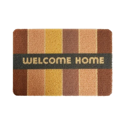 Gambar Krisbow Keset Pintu PVC Welcome Home 40x60 cm - Mix