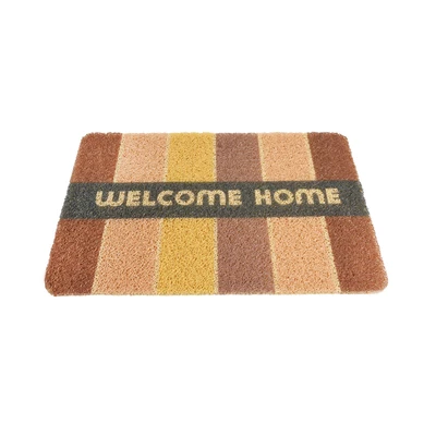 Gambar Krisbow Keset Pintu PVC Welcome Home 40x60 cm - Mix