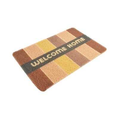 Gambar Krisbow Keset Pintu PVC Welcome Home 40x60 cm - Mix