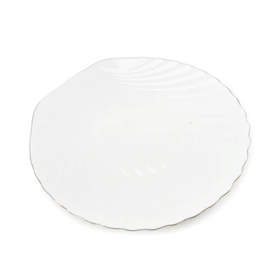 Gambar Delicia Piring Saji Besar Kaca 37x37 cm - Putih