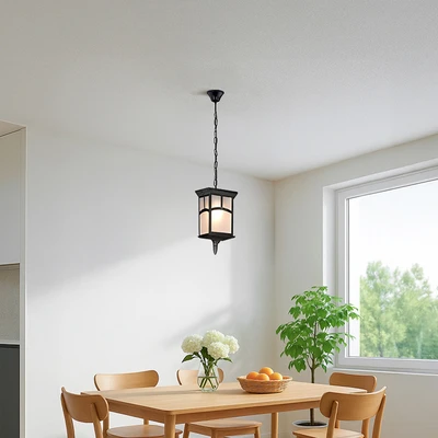 Gambar Eglare Fuji Lampu Gantung Hias - Hitam