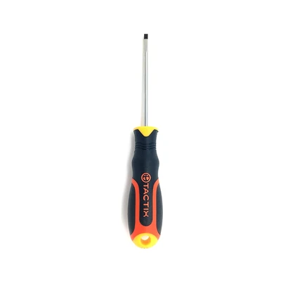 Gambar Tactix Obeng Minus 4X100 mm - Hitam