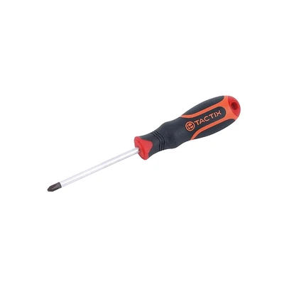 Gambar Tactix Obeng Plus 2X100 mm - Hitam
