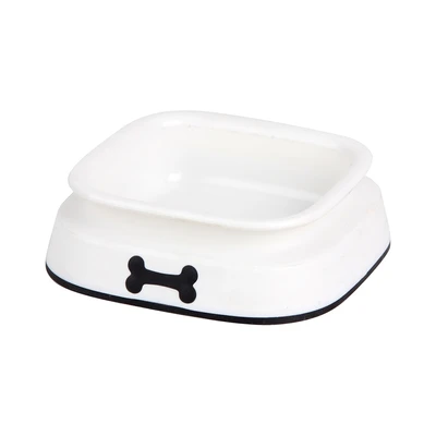 Gambar Pawise Tempat Makan Anjing Plastik Paw Ukuran L 950 ml - Putih