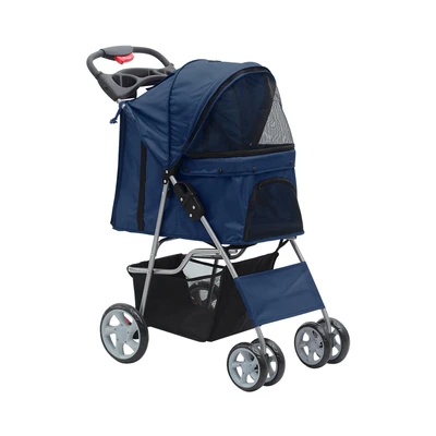 Gambar Pawise Stroller  Hewan 4 Roda  68x46x100cm - Biru