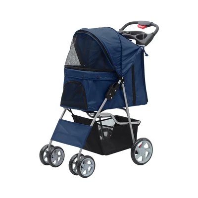Gambar Pawise Stroller  Hewan 4 Roda  68x46x100cm - Biru