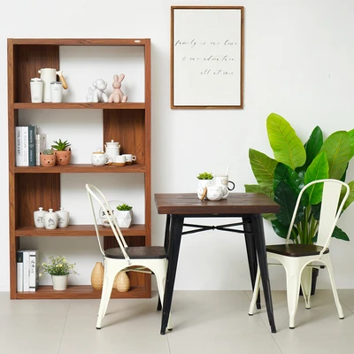 Gambar Informa London Elm Meja Tamu Square 70x70x75 cm - Hitam