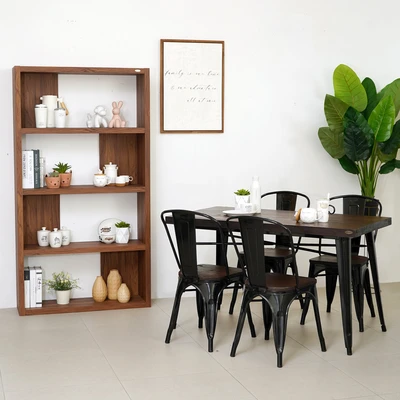 Gambar Informa London Elm Meja Tamu Edge Rectangle 130x70x75 cm - Hitam