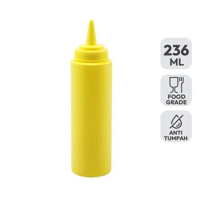 Gambar Culinart Botol Saus Plastik 236 ml - Kuning