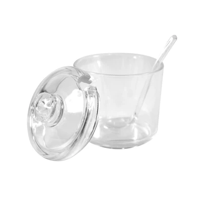 Gambar Culinart Tempat Gula & Sendok 300 ml Transparan