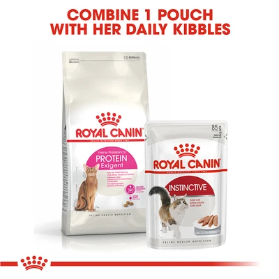 Gambar Royal Canin 400 Gr Makanan Kucing Kering Adult Protein Exigent