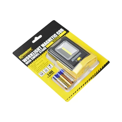Gambar Krisbow Lampu Kerja LED COB Dengan Stand 120 Lumen 3xAAA