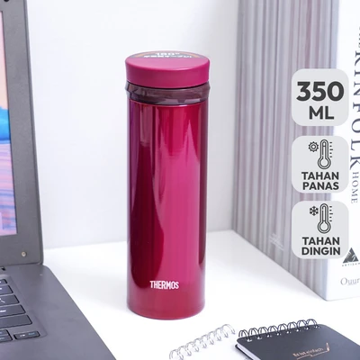 Thermos Tumbler Vacuum Flask Stainless Steel 350 Ml Merah
