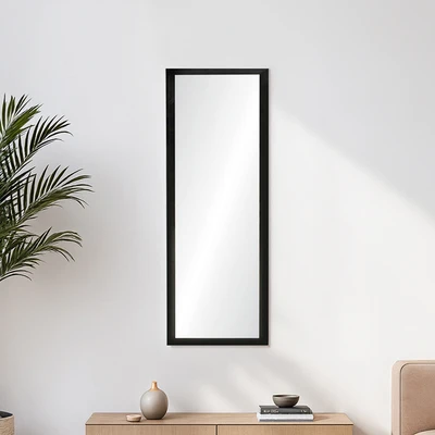 Gambar Informa Cermin Dinding Dekorasi MDF 30x15x90 cm - Hitam