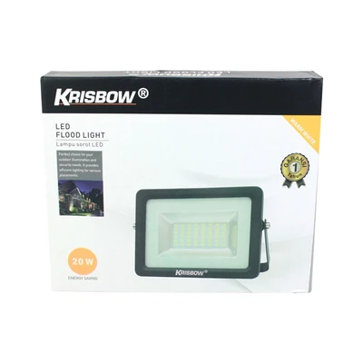 Gambar Krisbow Lampu Sorot LED 20 Watt 3000K IP65 Warm White