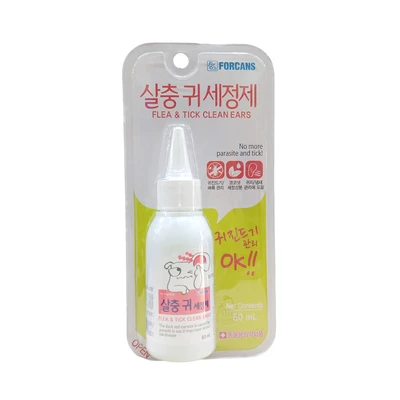 Gambar Forcans Flea Tick Pembersih Telinga Anjing & Kucing 80 ml