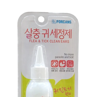Gambar Forcans Flea Tick Pembersih Telinga Anjing & Kucing 80 ml