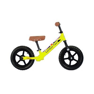 Gambar London Taxi 12 Inci Sepeda Anak Kick Bike - Kuning