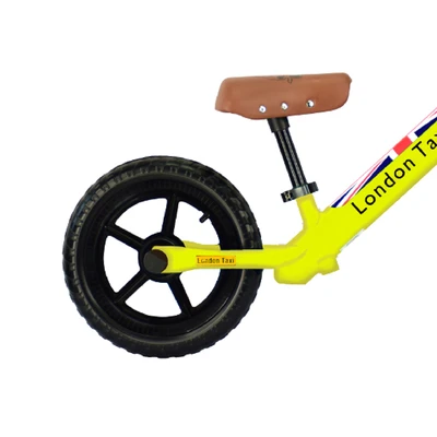Gambar London Taxi 12 Inci Sepeda Anak Kick Bike - Kuning