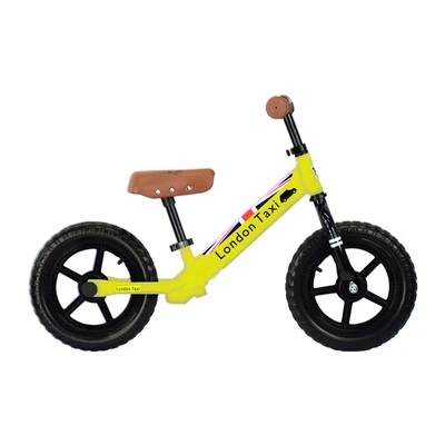 Gambar London Taxi 12 Inci Sepeda Anak Kick Bike - Kuning