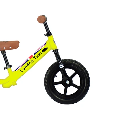 Gambar London Taxi 12 Inci Sepeda Anak Kick Bike - Kuning