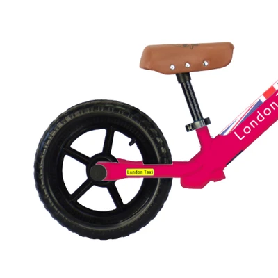 Gambar London Taxi 12 Inci Sepeda Anak Kick Bike - Pink