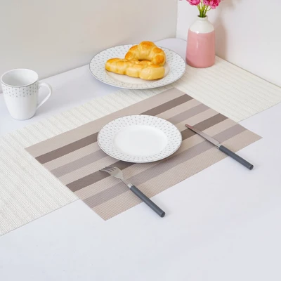 Gambar Forhom Tatakan Piring PVC 30x45 cm 0285 Set 4 pcs - Krem