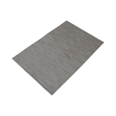 Gambar Forhom Tatakan Piring 30x45 cm PVC Set 4 pcs - Abu-Abu