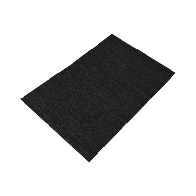 Gambar Forhom Tatakan Piring PVC Set 4 pcs 0363-1 - Hitam
