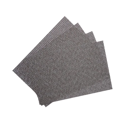 Gambar Forhom Tatakan Piring PVC 0506B Set 4 pcs - Hitam