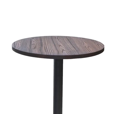 Gambar Informa London Elm Meja Bar Round 70x70x105 cm - Hitam