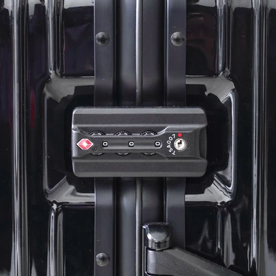 Gambar Luggo Pixie Koper PC & Aluminium TSA Lock 21 Inch - Hitam