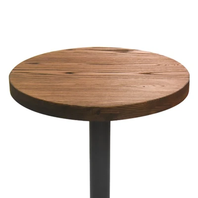 Gambar Informa London Elm Meja Tamu Round 70x70x75 cm - Hitam