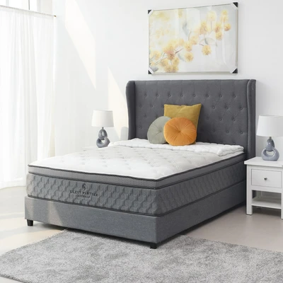 Gambar Silent Partner 200x200x38 cm Adelaide Kasur Memory Foam Spring Pocket