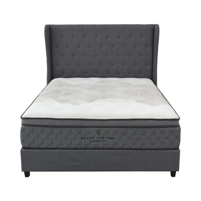 Gambar Silent Partner 200x200x38 cm Adelaide Kasur Memory Foam Spring Pocket